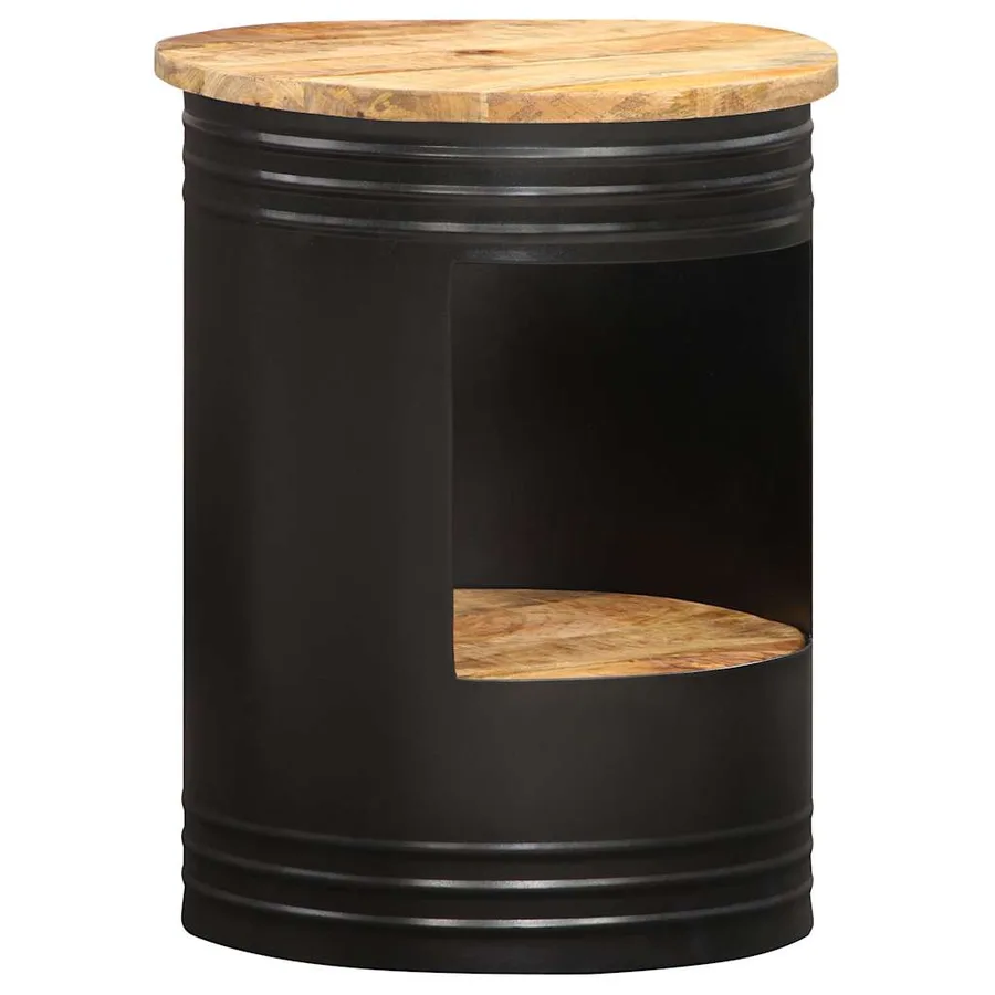 Table basse 43x55 cm bois de manguier solide - 8