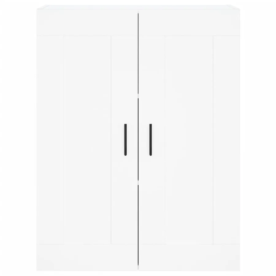 Armoires murales 2 pcs blanc bois d'ingénierie - 6