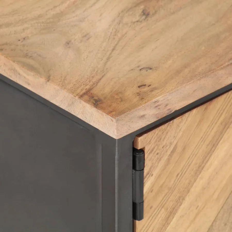 Table basse 90x50x35 cm Bois d'acacia massif - 5