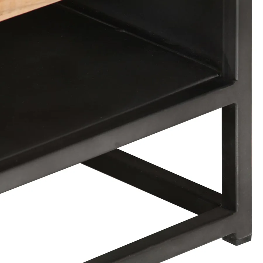 Table basse 90x50x35 cm Bois d'acacia massif - 6