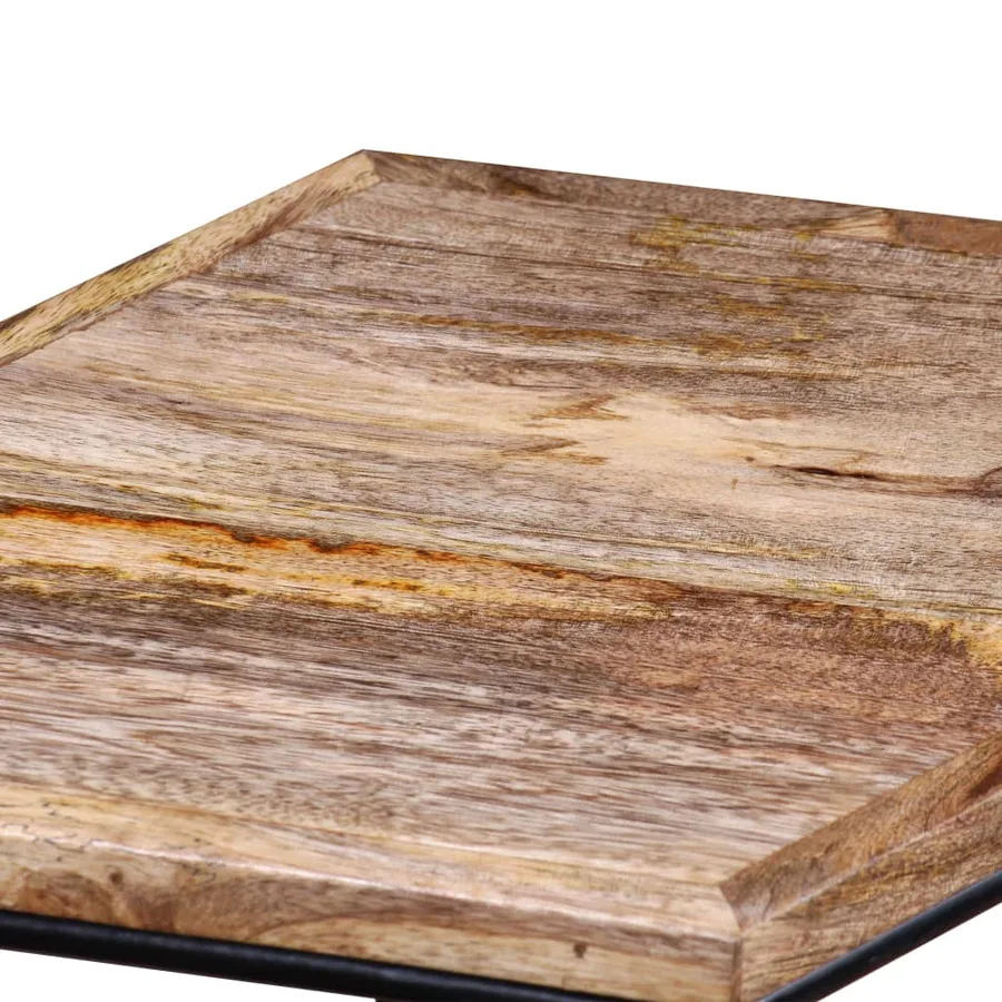 Table basse Bois de manguier massif 56x48x40 cm - 11