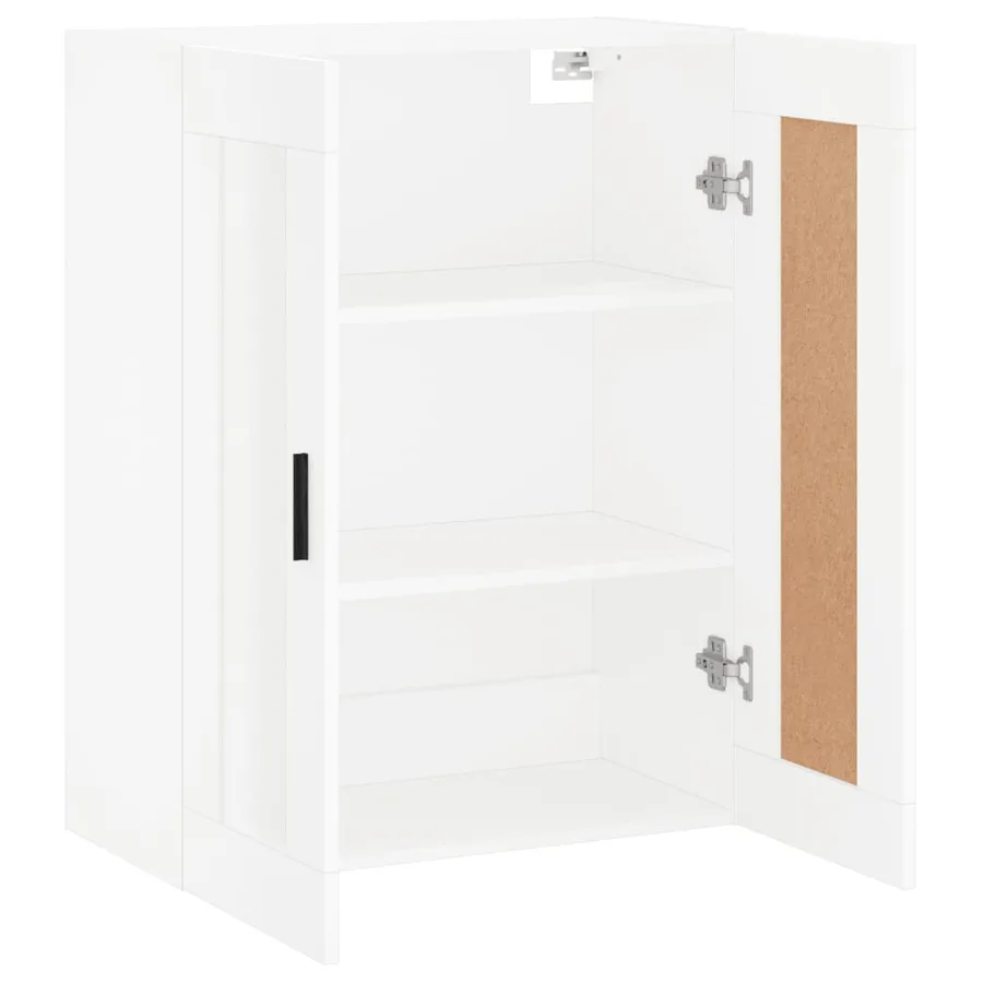Armoire murale blanc 69,5x34x90 cm bois d'ingénierie - 7