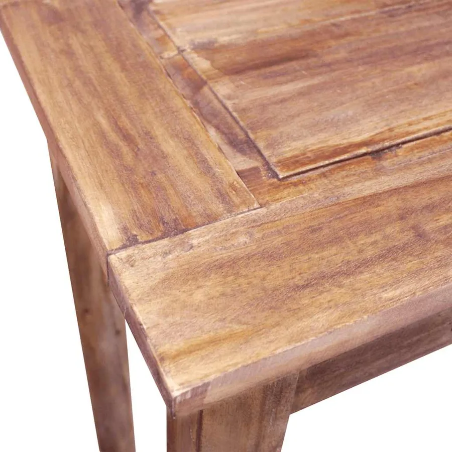 Table console bois d'acajou massif 123x42x75 cm - 4