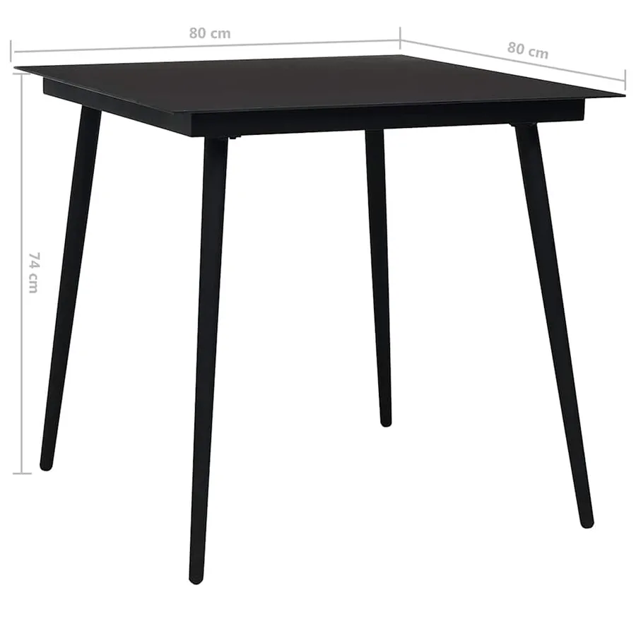 Ensemble à manger de jardin 5 pcs - 13