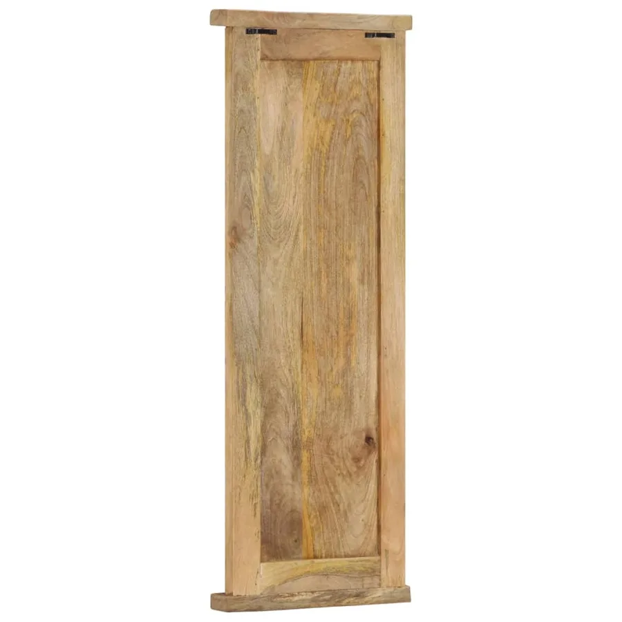 Porte-manteaux 2 pcs Bois massif de manguier 38x100 cm - 3