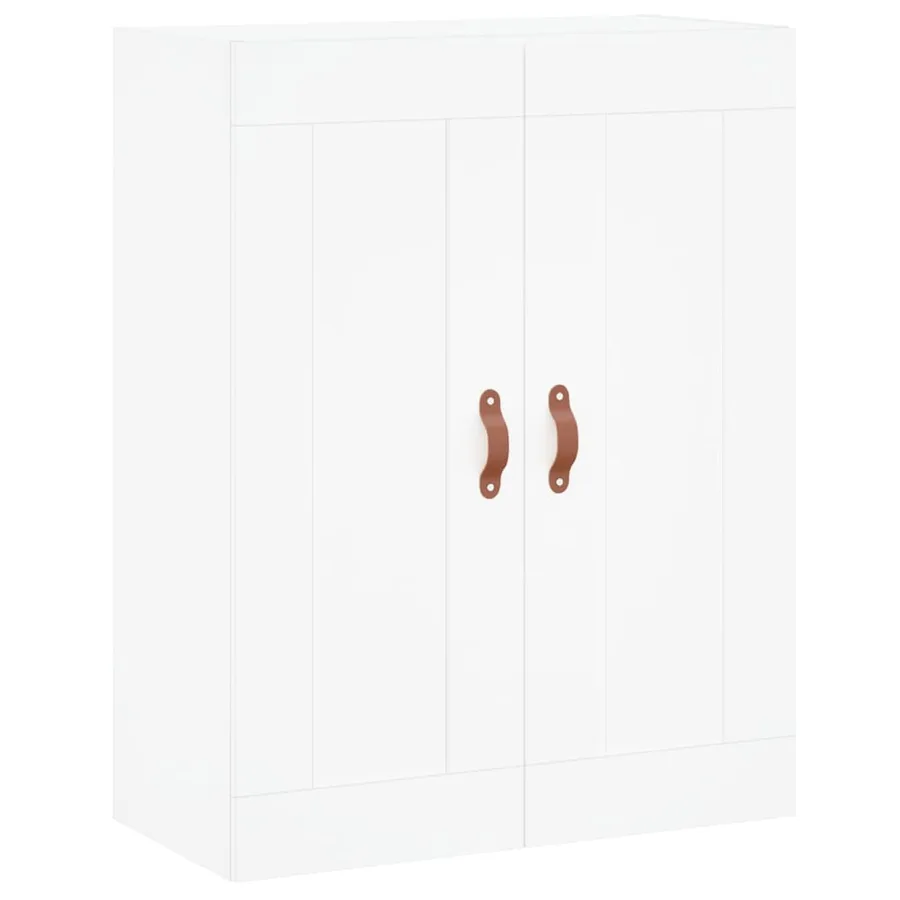 Armoire murale blanc 69,5x34x90 cm bois d'ingénierie - 2