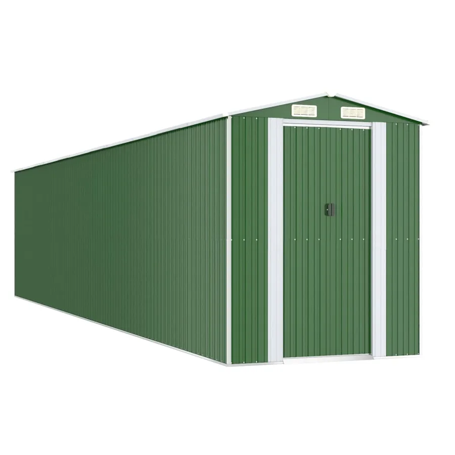 Abri de jardin Vert 192x938x223 cm Métal galvanisé - 2