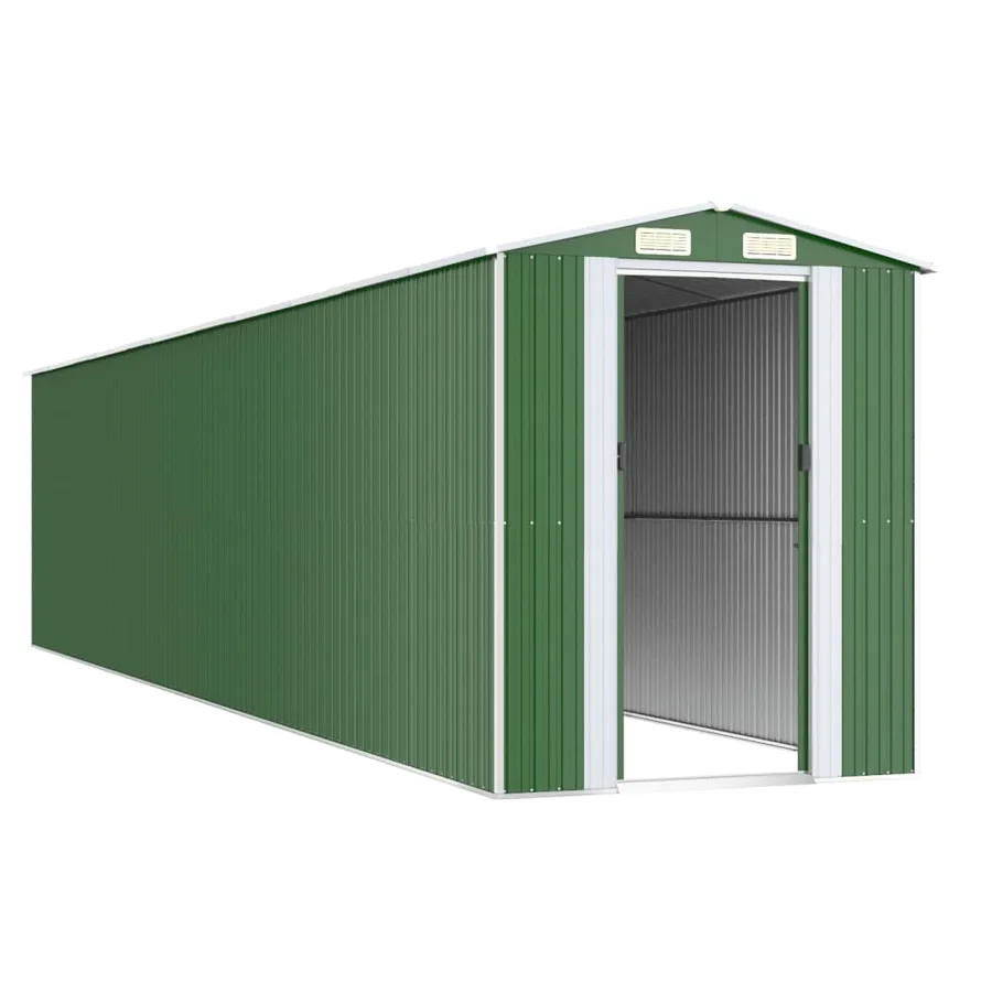 Abri de jardin Vert 192x938x223 cm Métal galvanisé - 3