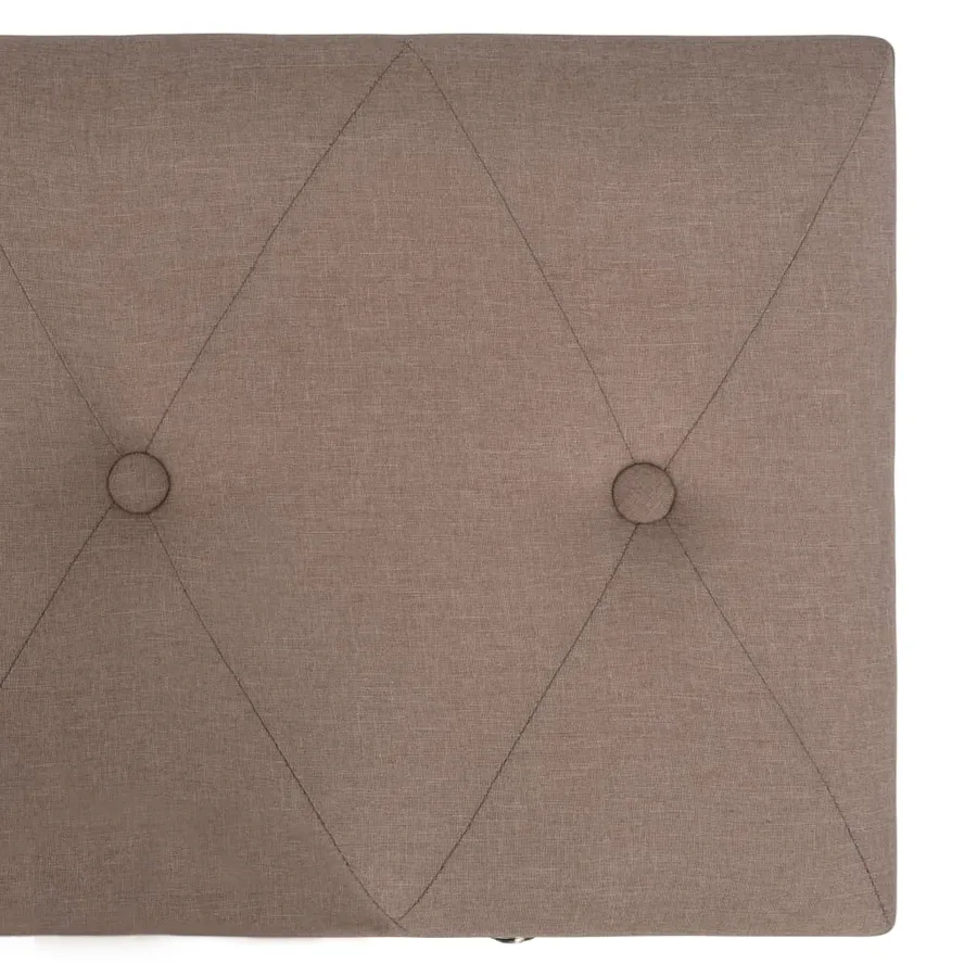 Tabourets de rangement lot de 3 Marron Tissu - 13