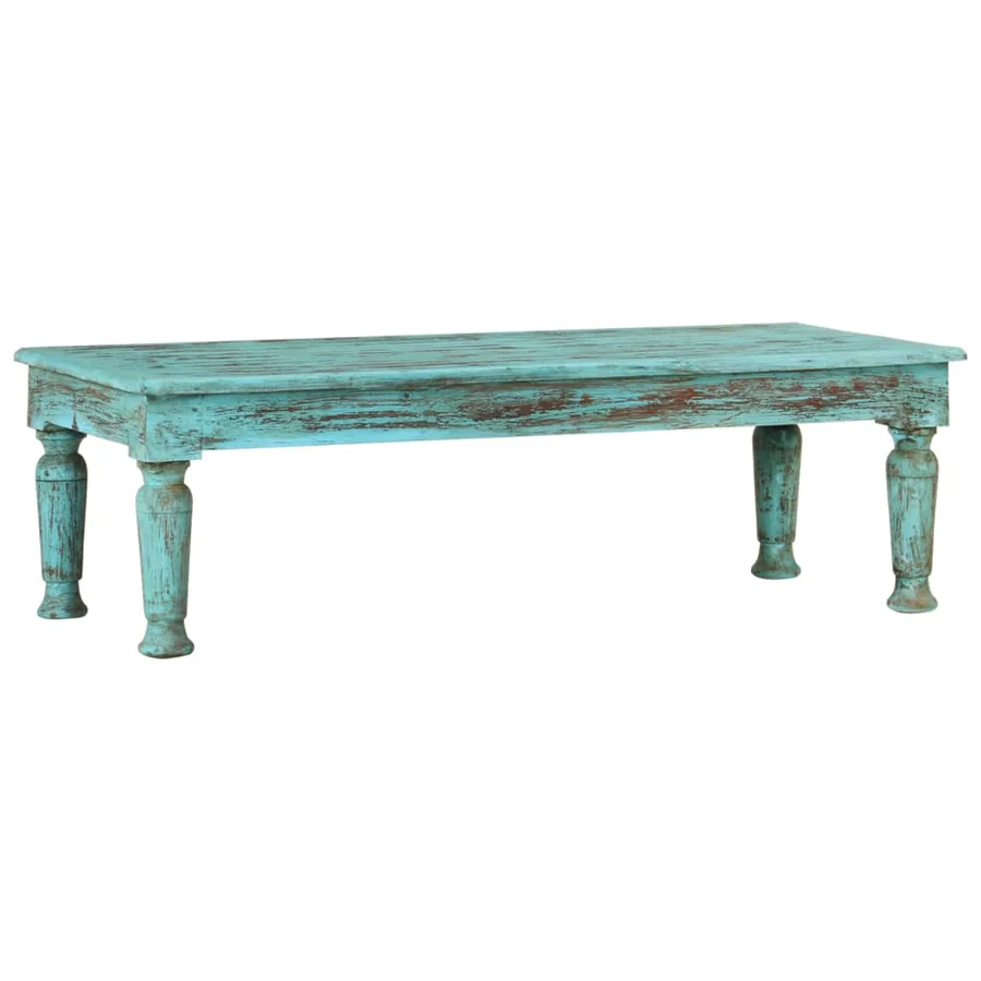 Table basse 110x50x34 cm Bois de récupération massif - 11