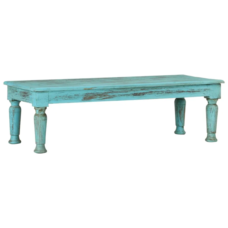 Table basse 110x50x34 cm Bois de récupération massif - 8