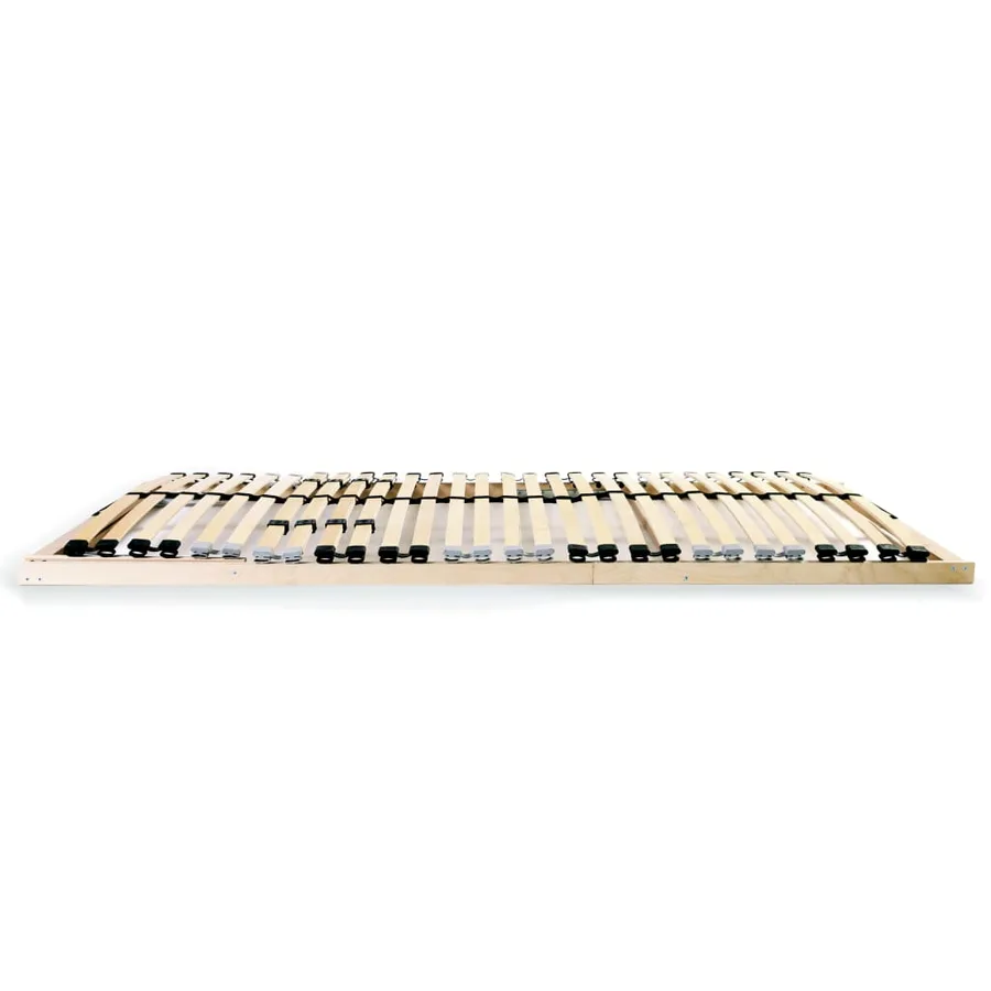Sommiers à lattes sans matelas 2 pcs avec 28 lattes 90x200 cm - 3
