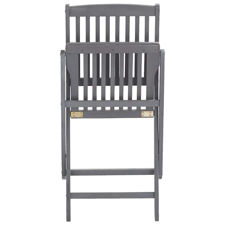 Chaises pliables d'extérieur lot de 2 et coussins Bois d'acacia - 14