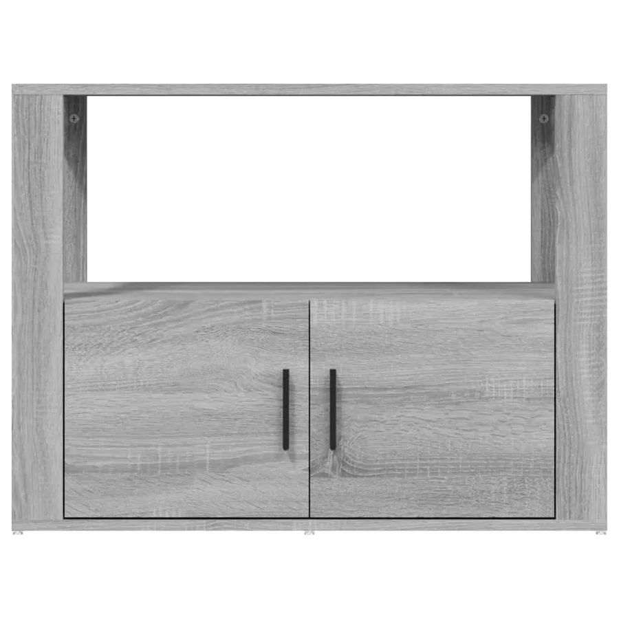 Buffet Sonoma gris 80x30x60 cm Bois d'ingénierie - 7