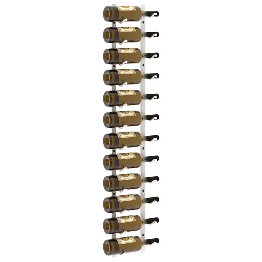 Casier à vin mural pour 12 bouteilles 2 pcs Blanc Fer - 4