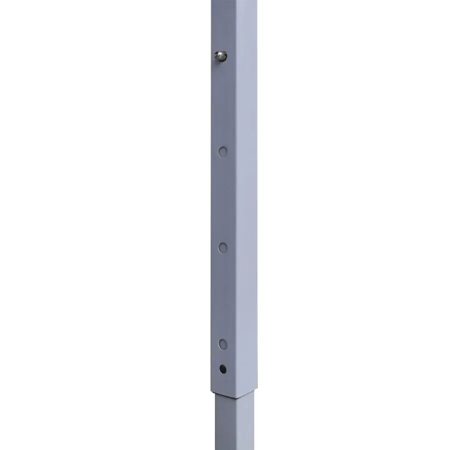 Tente de réception pliable professionnelle 2x2 m Acier Crème - 4