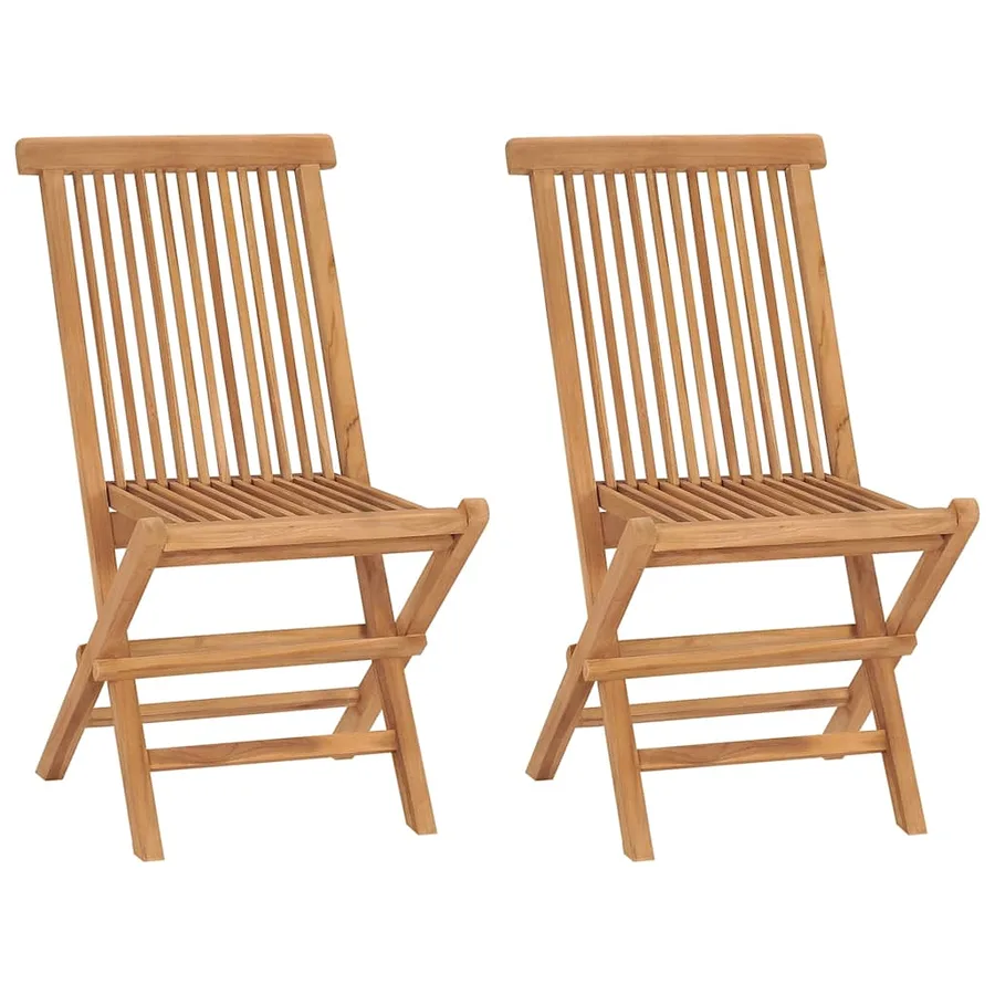 Ensemble à manger de jardin 3 pcs Bois de teck massif - 3