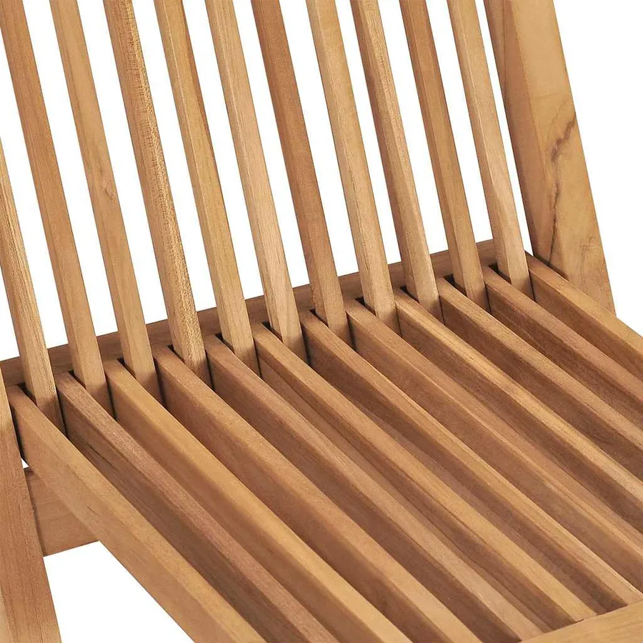 Ensemble à manger de jardin 3 pcs Bois de teck massif - 6