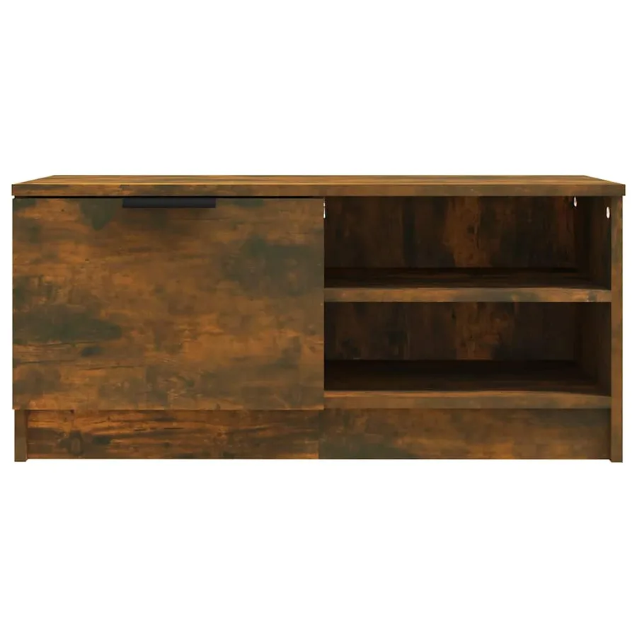 Meubles TV 2 pcs Chêne fumé 80x35x36,5 cm Bois d'ingénierie - 5