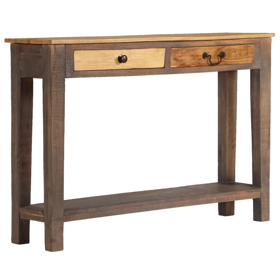 Table console Bois massif Vintage 118 x 30 x 80 cm