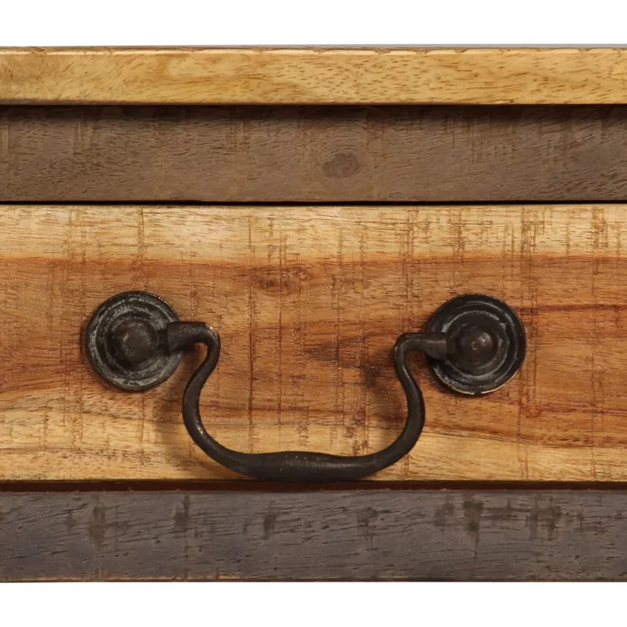 Table console Bois massif Vintage 118 x 30 x 80 cm - 4