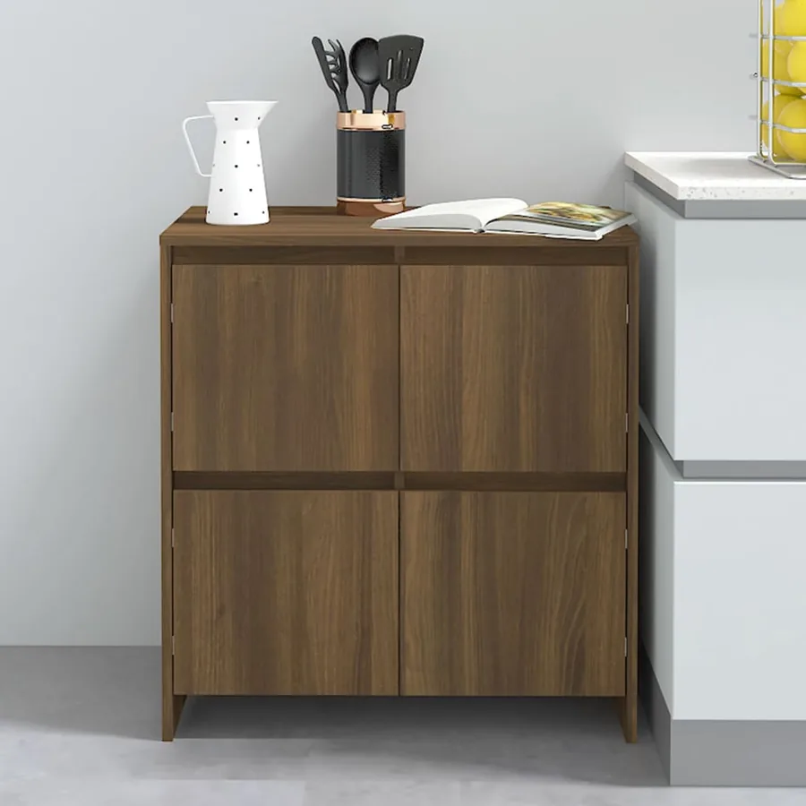 Buffet Chêne marron 70x41x75 cm Bois d'ingénierie