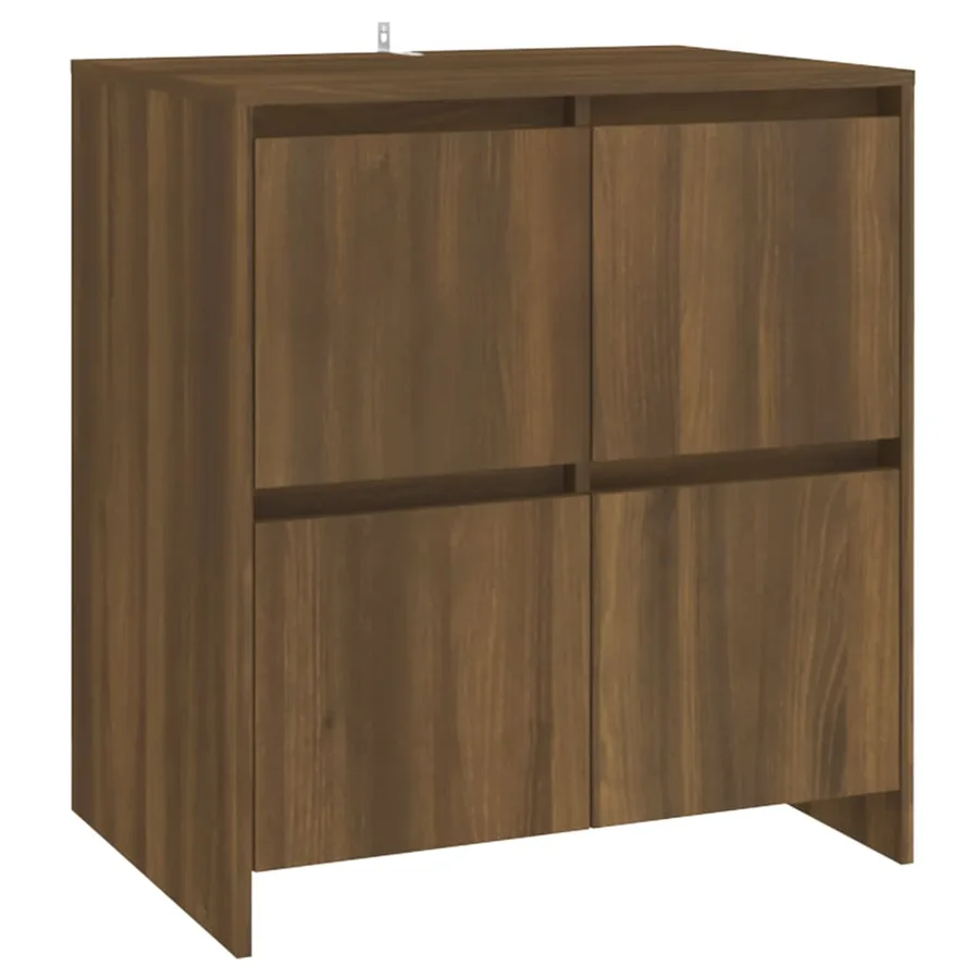Buffet Chêne marron 70x41x75 cm Bois d'ingénierie - 2