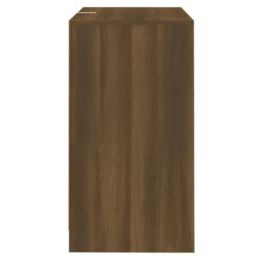 Buffet Chêne marron 70x41x75 cm Bois d'ingénierie - 4