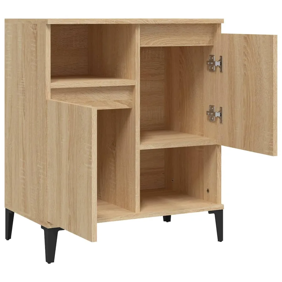 Buffet Chêne sonoma 60x35x70 cm Bois d'ingénierie - 6