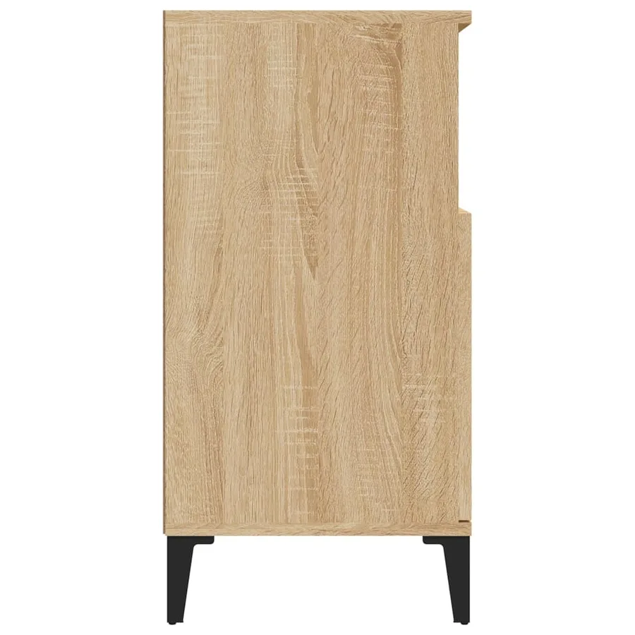Buffet Chêne sonoma 60x35x70 cm Bois d'ingénierie - 7