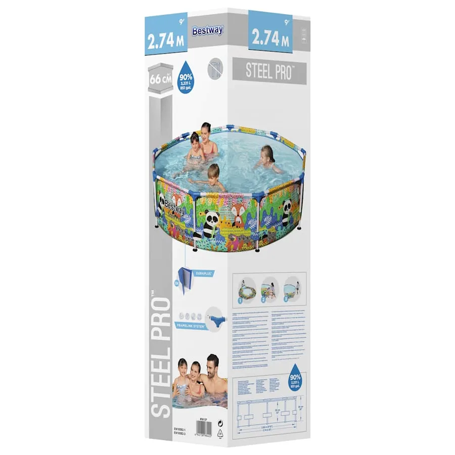 Bestway Piscine Steel Pro MAX 274x66 cm - 3