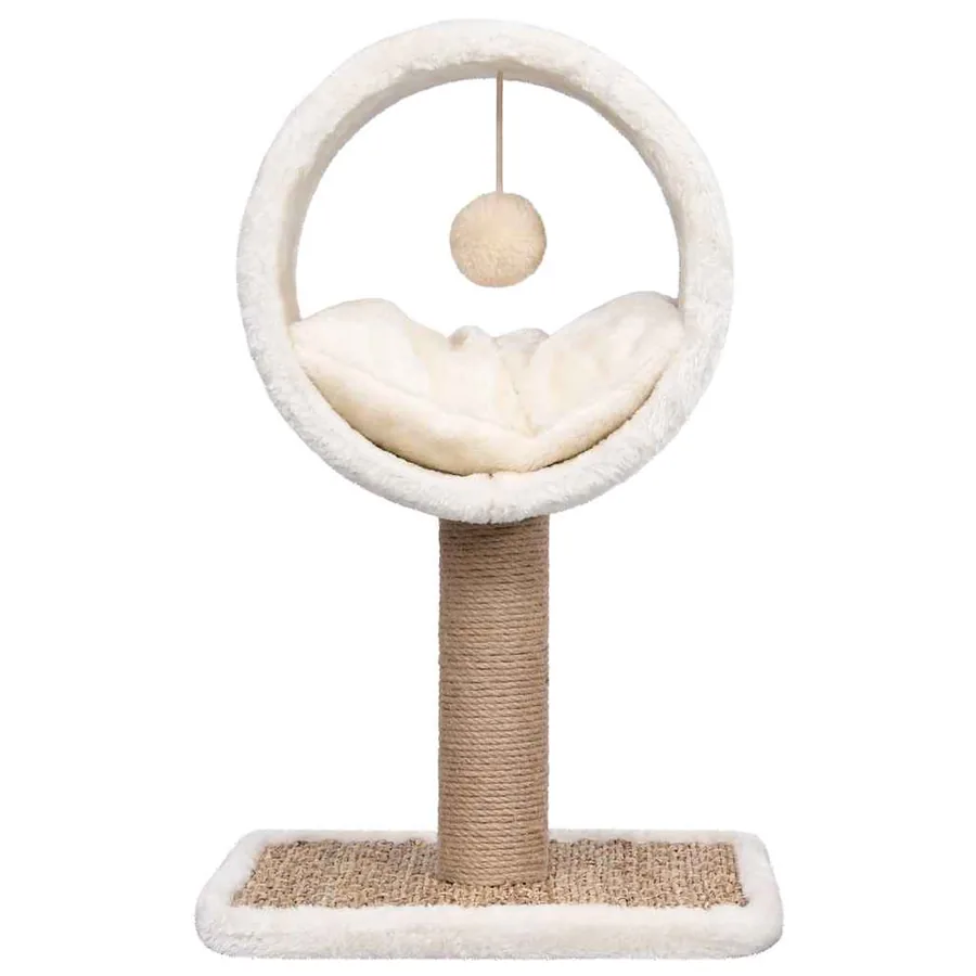 Arbre à chat et tunnel supérieur et jouet 56 cm Herbiers marins - 3