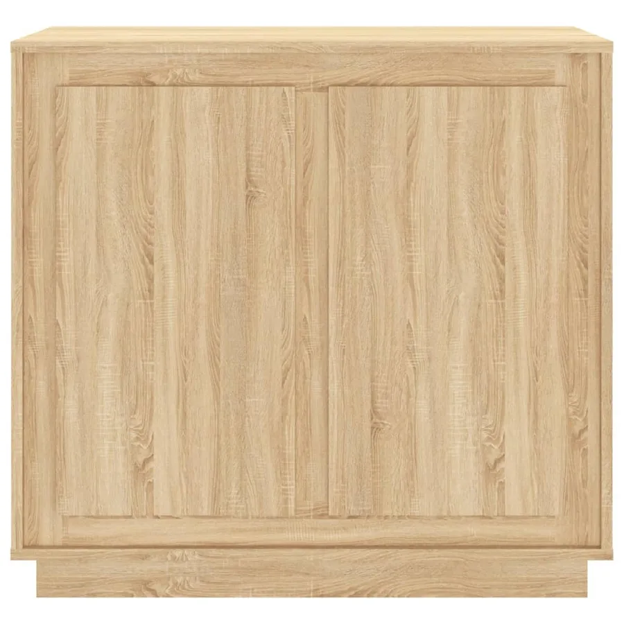 Buffet chêne sonoma 80x34x75 cm bois d'ingénierie - 5