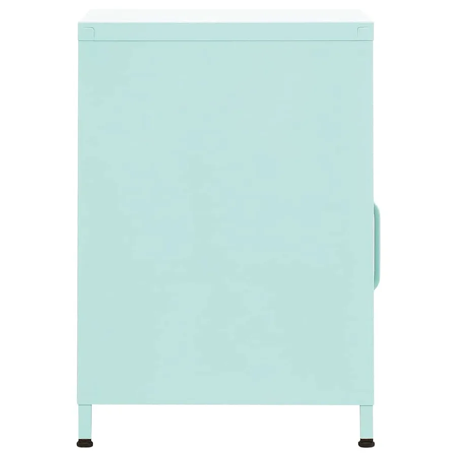 Table de chevet Vert menthe 35x35x51 cm Acier - 4