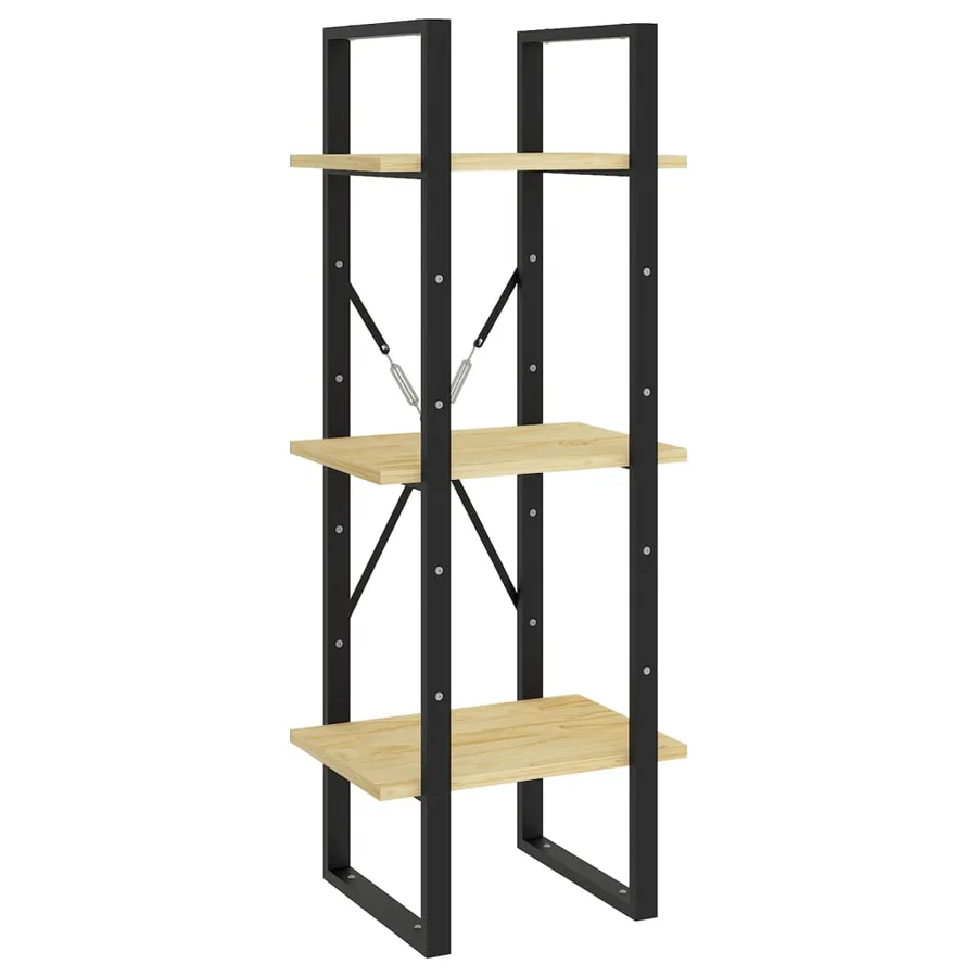 Bibliothèque à 5 niveaux 40x30x175 cm Bois de pin - 5