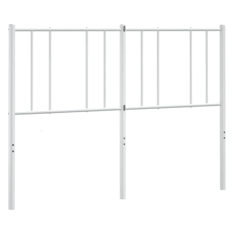 Tête de lit de remplacement métal blanc 120 cm - 2