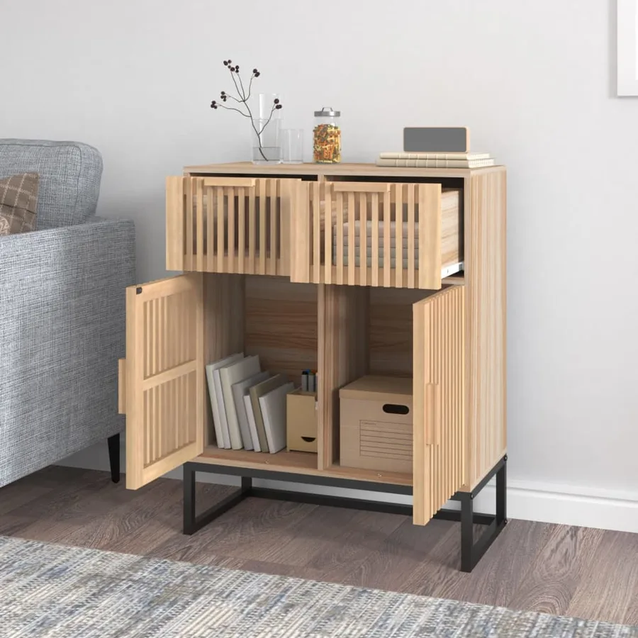 Buffet 60x30x75 cm bois d'ingénierie - 3