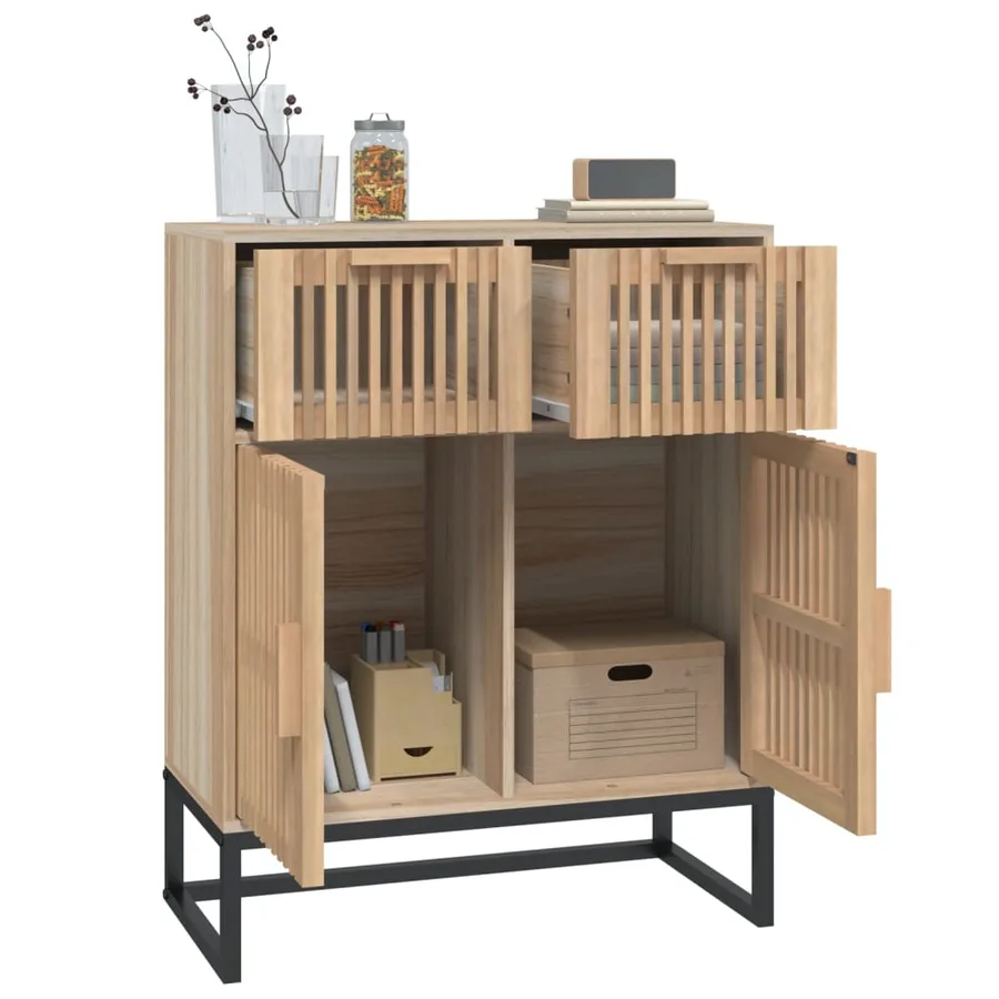 Buffet 60x30x75 cm bois d'ingénierie - 4