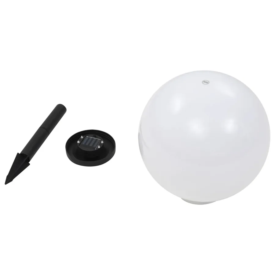 Lampes solaires sphériques LED de jardin 4 pcs 30 cm RVB - 6