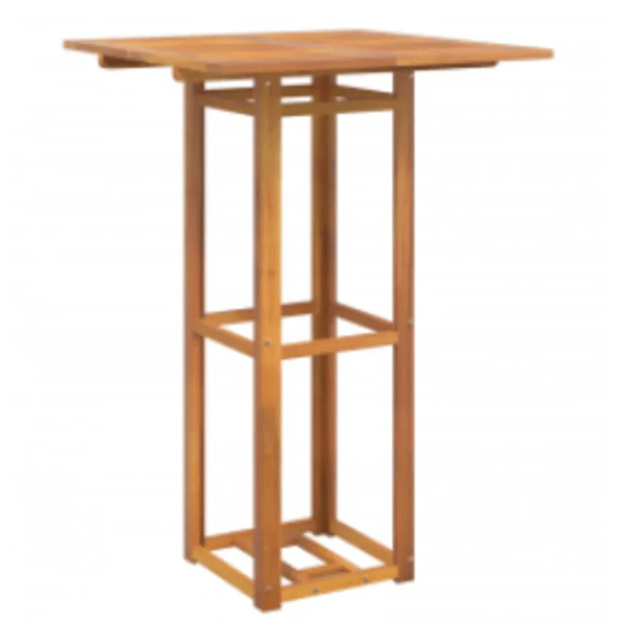 Table de bistro 75x75x110 cm Bois d'acacia massif - 2