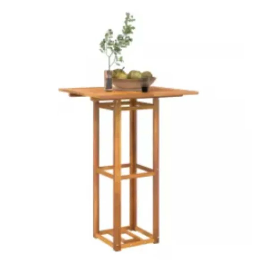 Table de bistro 75x75x110 cm Bois d'acacia massif - 3