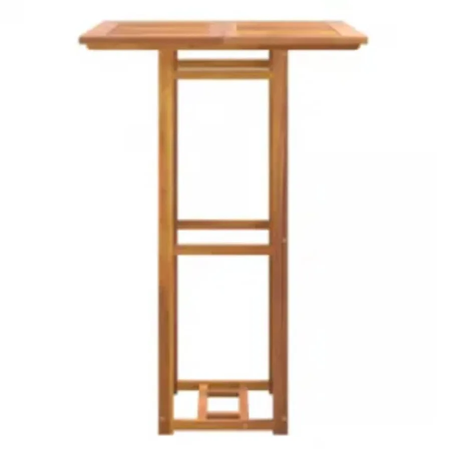 Table de bistro 75x75x110 cm Bois d'acacia massif - 4