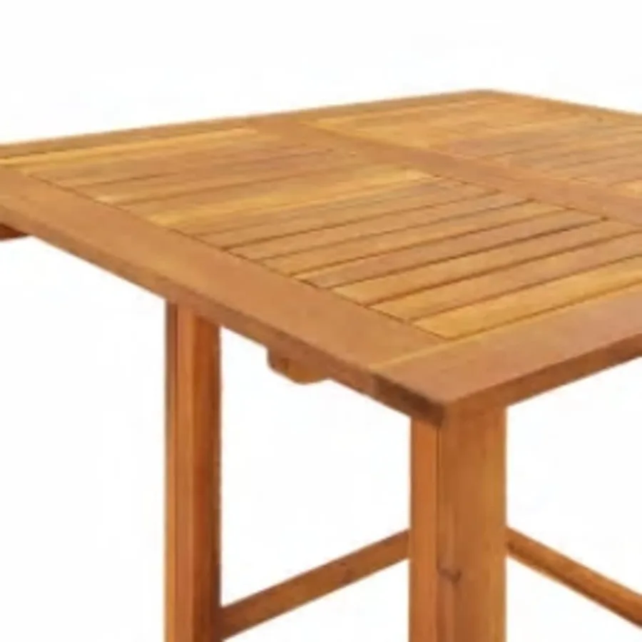 Table de bistro 75x75x110 cm Bois d'acacia massif - 6