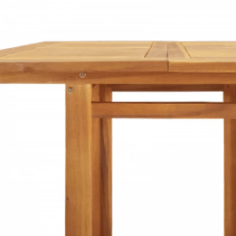 Table de bistro 75x75x110 cm Bois d'acacia massif - 7
