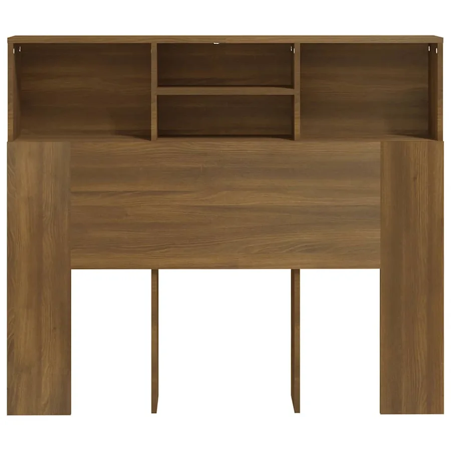 Armoire de tête de lit Chêne marron 120x19x103,5 cm - 5