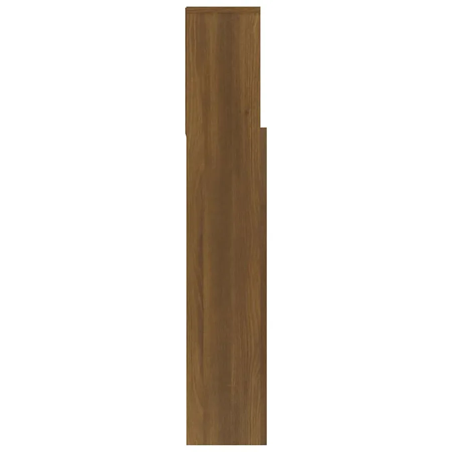Armoire de tête de lit Chêne marron 120x19x103,5 cm - 6