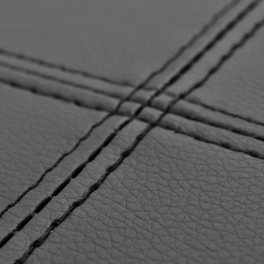 Banc en cuir synthétique de haute qualité Noir - 4