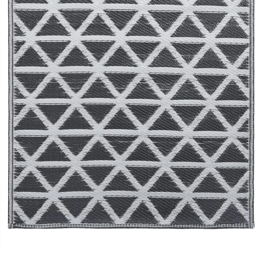 Tapis d'extérieur ARAKIL noir 120x180 cm PP - 5