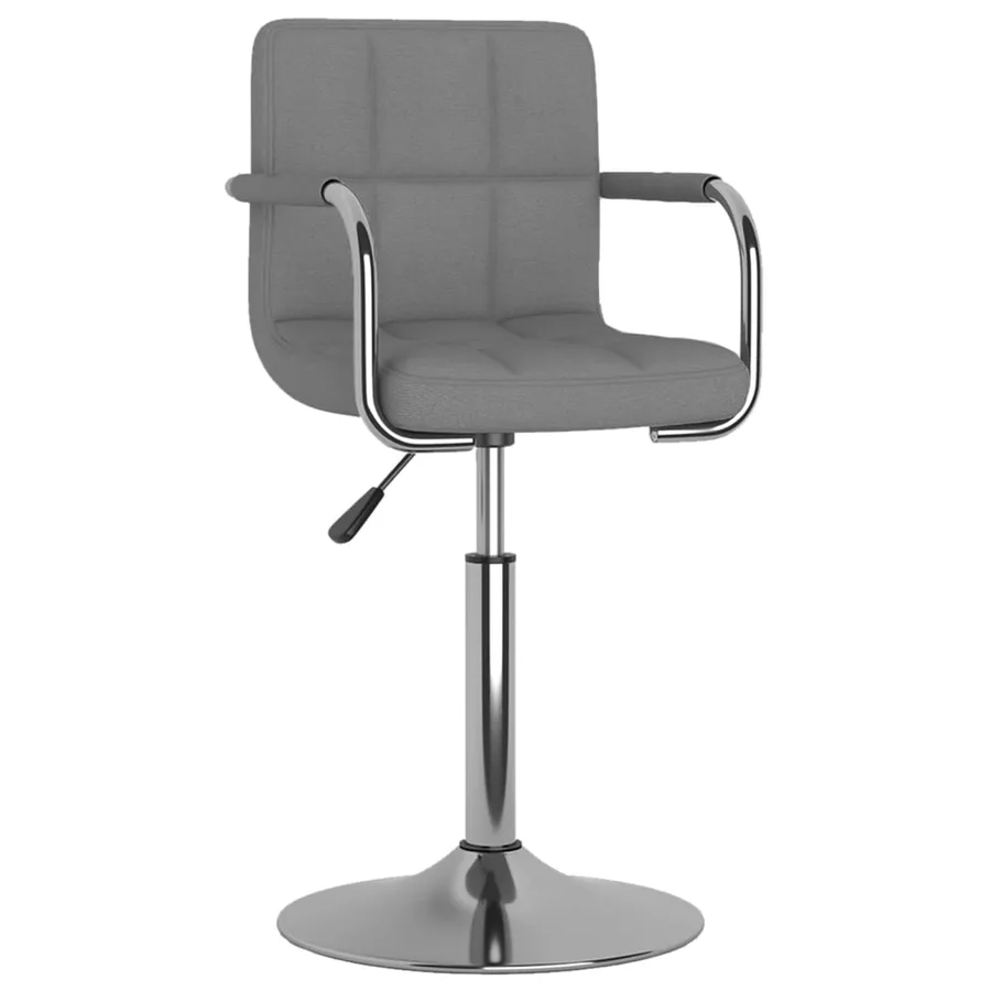 Tabouret de bar Gris clair Tissu - 2