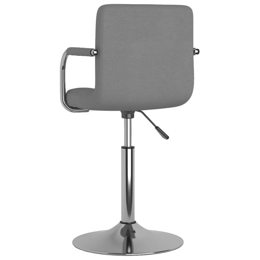 Tabouret de bar Gris clair Tissu - 5